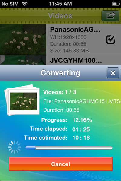 Convert Video on iOS
