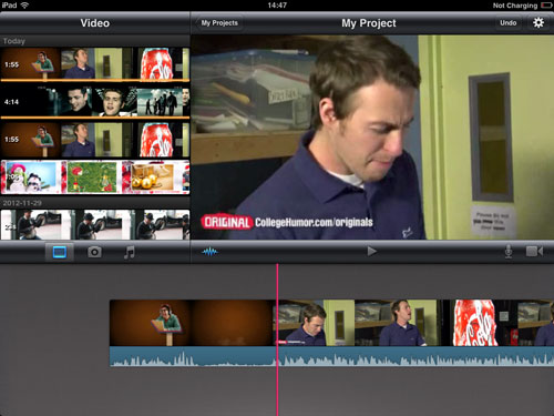 Import FLV into iMovie on iPad