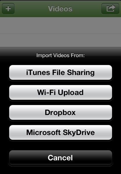 Import Video from SkyDrive