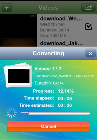 Convert Dropbox video