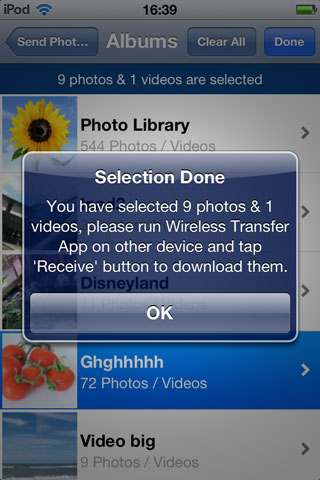 Select iPhone video