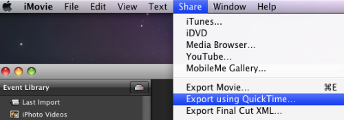 Convert M4P to MP3 with iMovie
